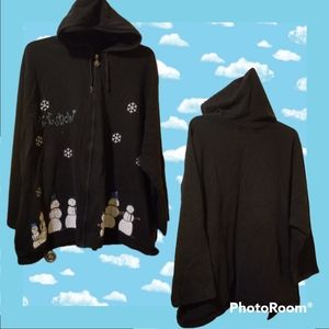 Catherine's for St Judes 4x snowman zip up hoodie